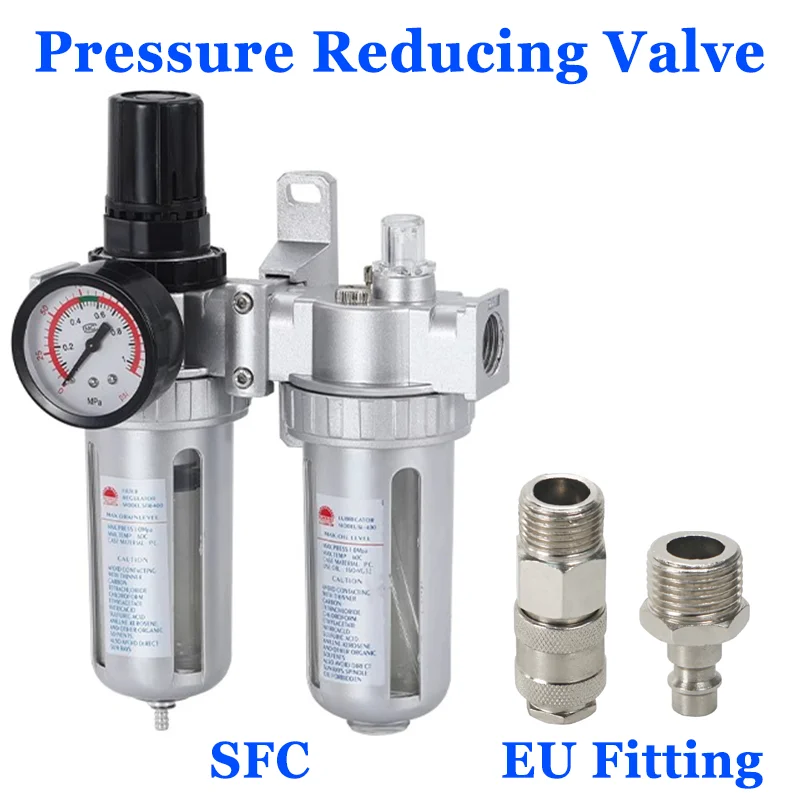 SFC-200 SFC-300 SFC-400 Air Filter Regulator Air Compressor Oil Water Separator Trap Filter Regulator Valve Automatic Drain