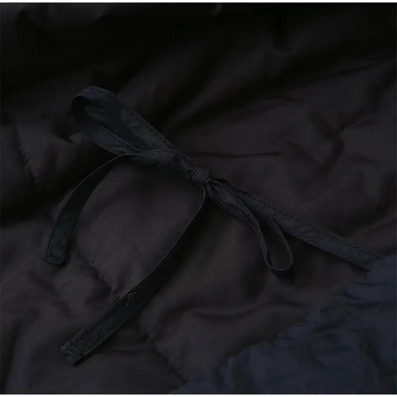 Upgraded Thick Wrap Front Tie Padded Jacket Kimono Style Collar Long Sleeve Loose Warm Daily Women Coat 2026 Winter Cotton Coats 11