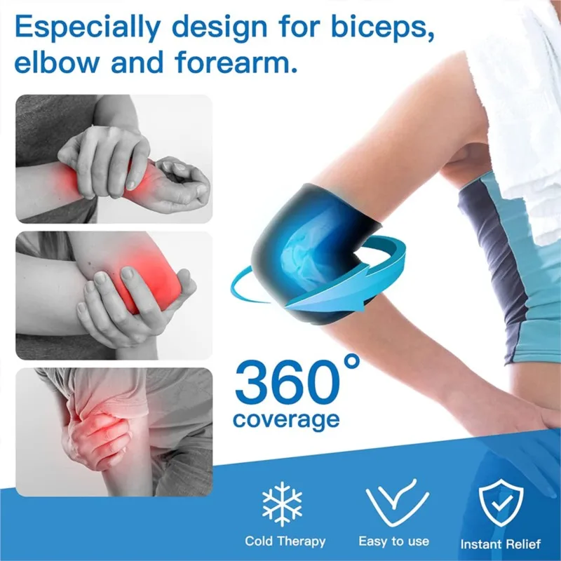 Koude en warmtetherapie voor elleboog- en knieijspakketten voor verlichting van handpijn Flexibele handmassage voor koud pakken