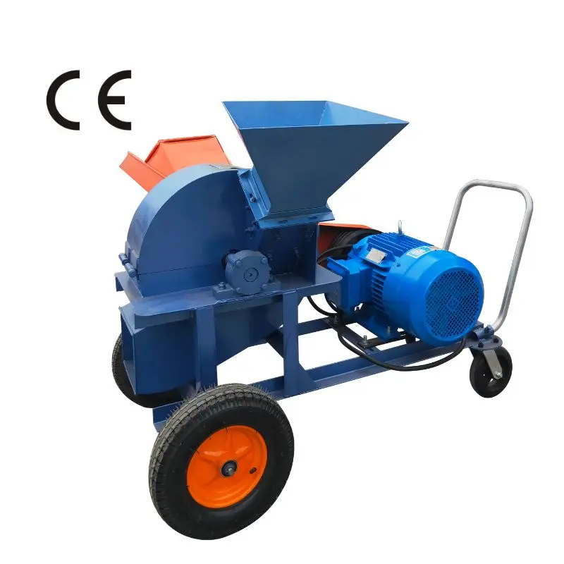 

Измельчитель и дробилка древесины Weiwei с электродвигателем, передвижная конструкция