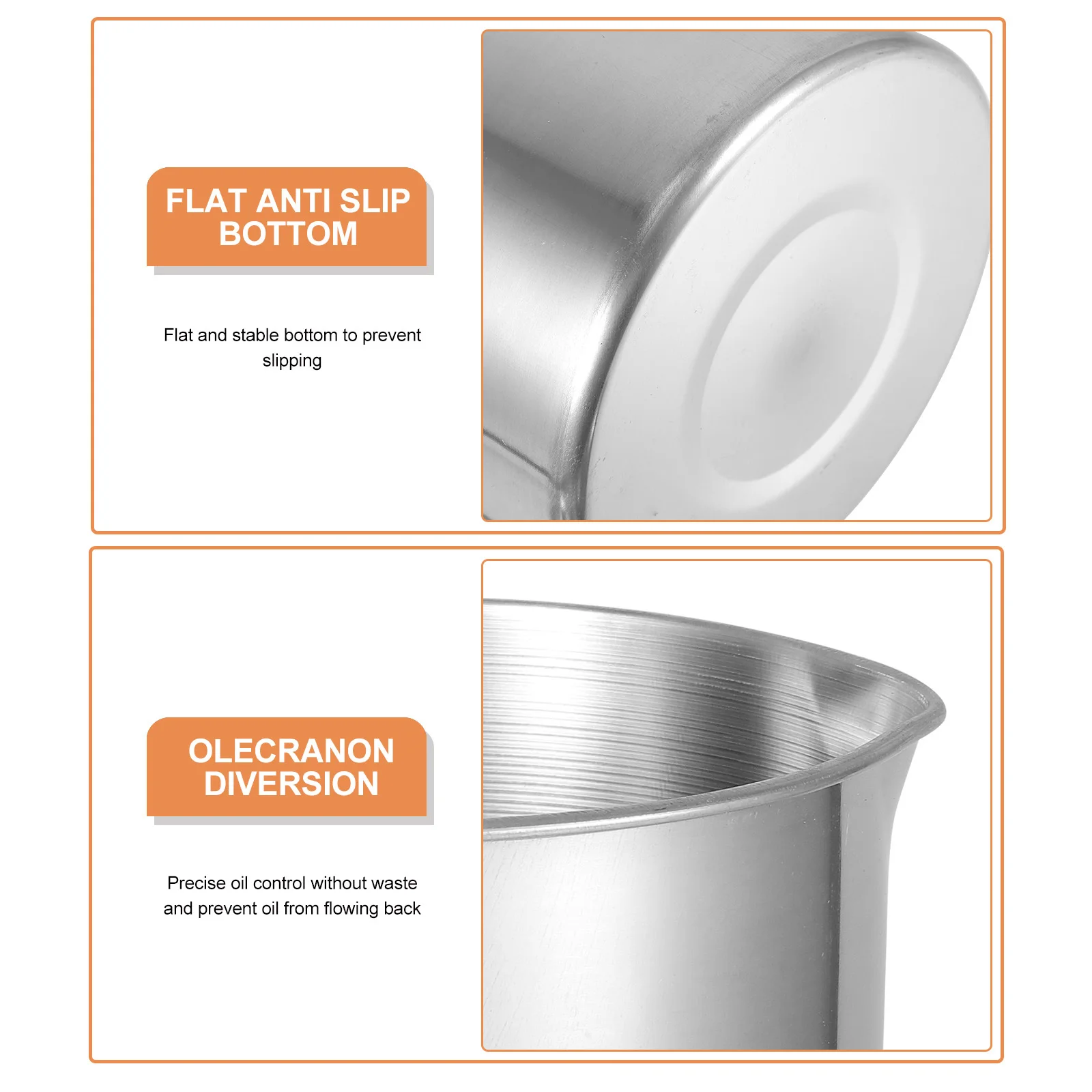 

Filter Pot Stainless Steel Grease Separating Container Kitchen Oil Storage Tool Cooking Gadget Fat