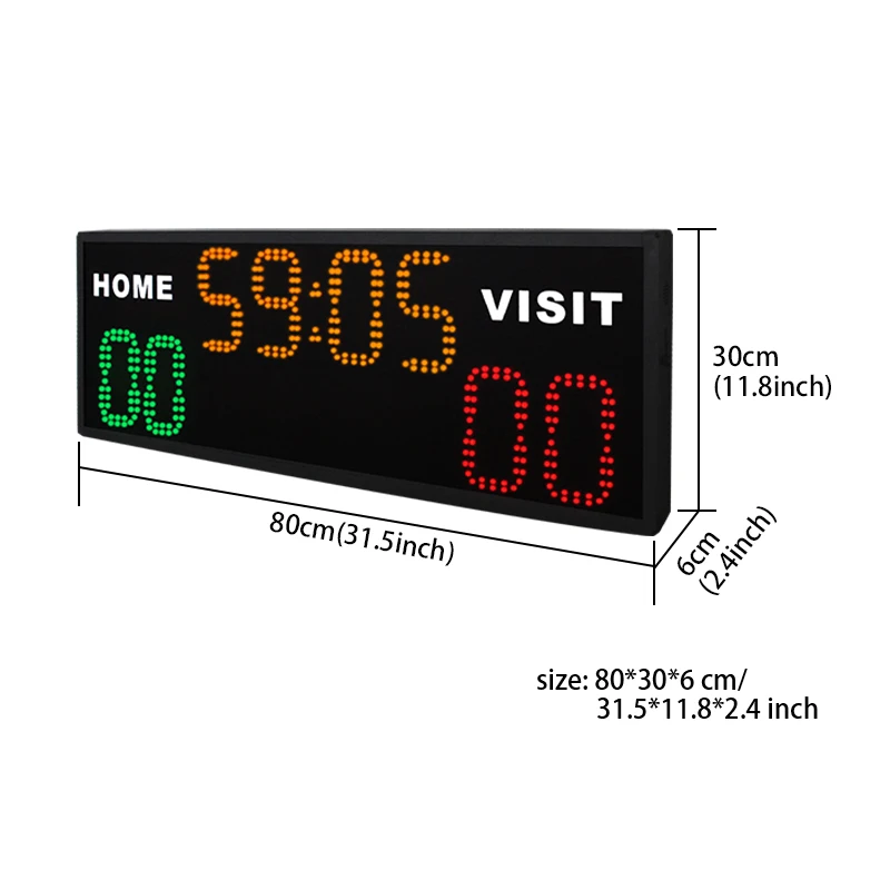 LED Tennis Scoreboard Electronic Portable Digital Match Scorekeeper Outdoor Waterproof Wireless