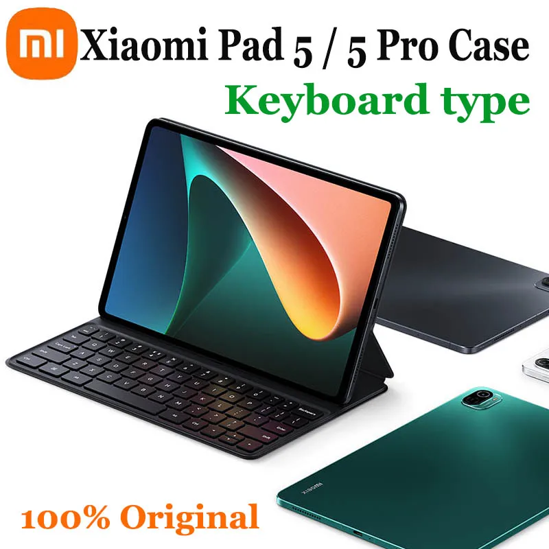 

Оригинальный чехол для мобильного телефона Xiaomi Pad 5 Pro с сенсорной панелью и клавиатурой, подходит для планшета Xiaomi Pad 5 Pro 12,4 дюйма, магнитный