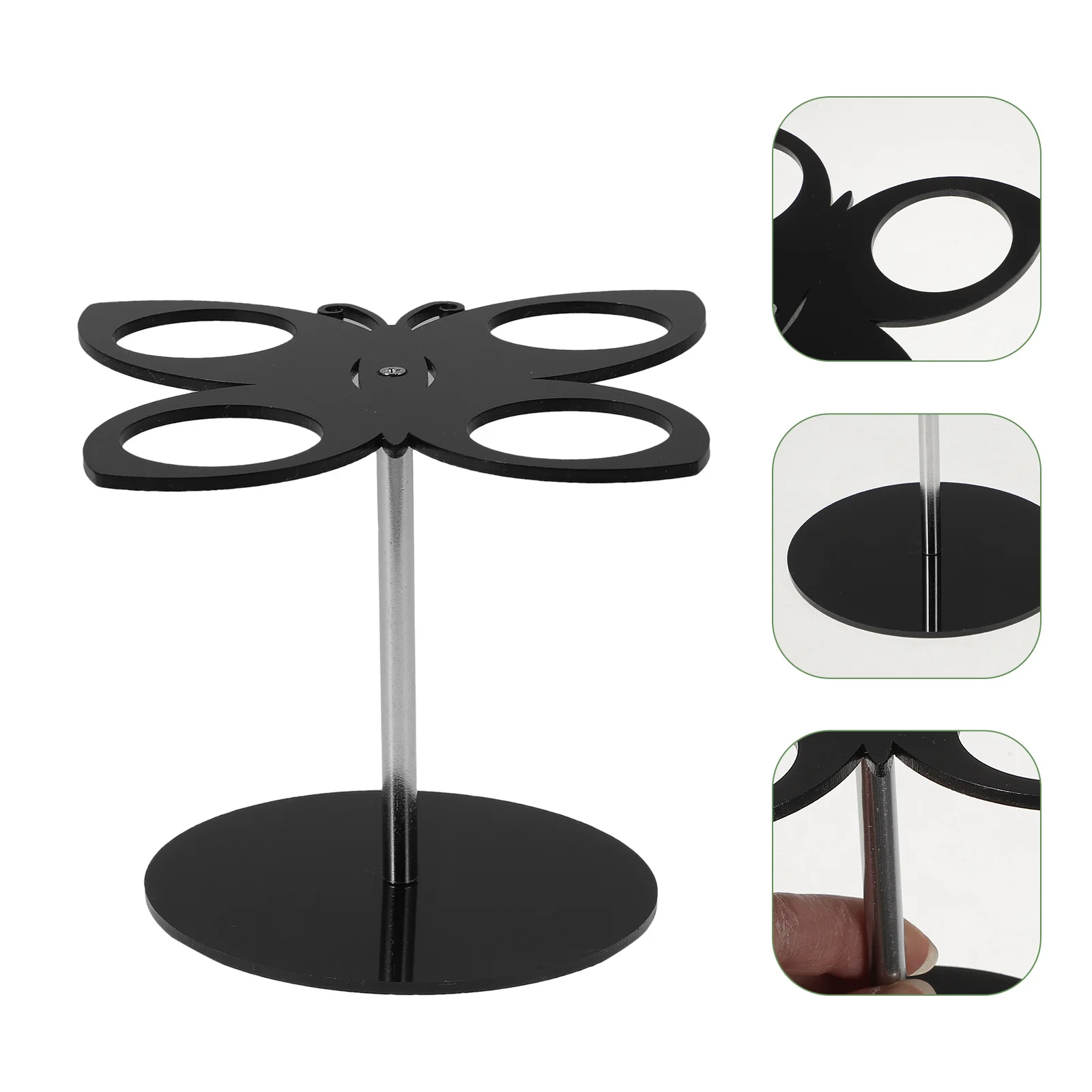 

Ice Cream Cone Holder Multi-Slot Freestanding Sushi Roll Rack Acrylic Display Stand Restaurant Food Tray Holder