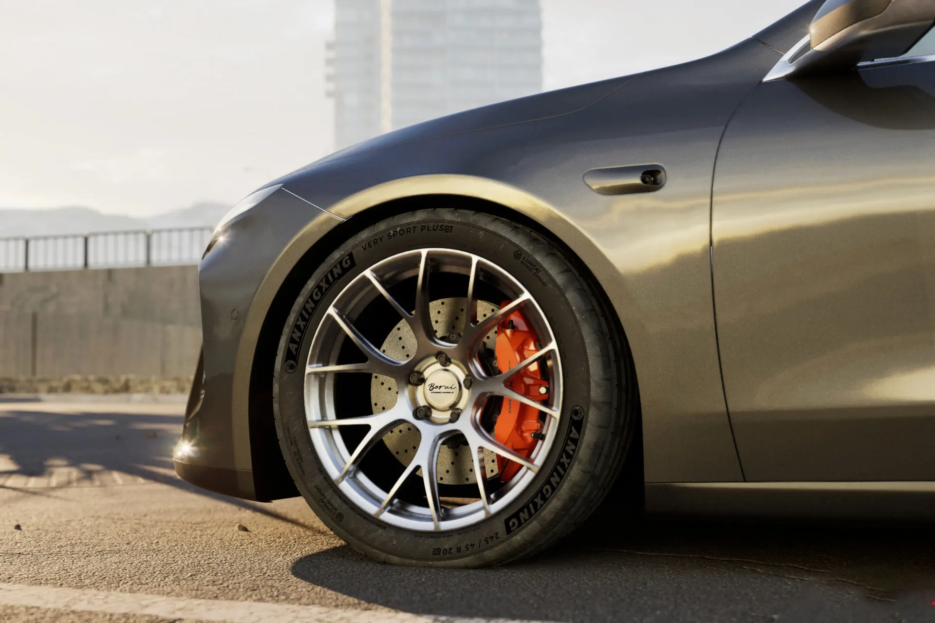 إطارات مسار مزورة مخصصة 18-21 بوصة 5x114.3 لسيارات BMW M3 G20 لعجلة تعديل لسيارات الركاب