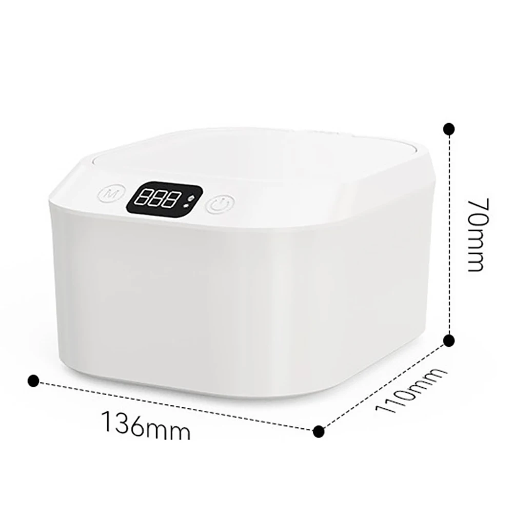 KUNPHY Ultrasonic Cleaning Machine Special Braces Cleaning Household Jewelry Cleaning Machine 46kHz Rechargeable Cleaner 220ML