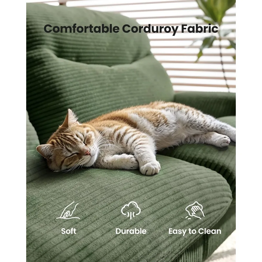 أريكة سرير قابلة للتحويل، أريكة 75 فوتون مع مسند ظهر ومساند للذراعين قابلة للتعديل، سرير أريكة نوم قابل للطي 3 في 1 من سروال قصير