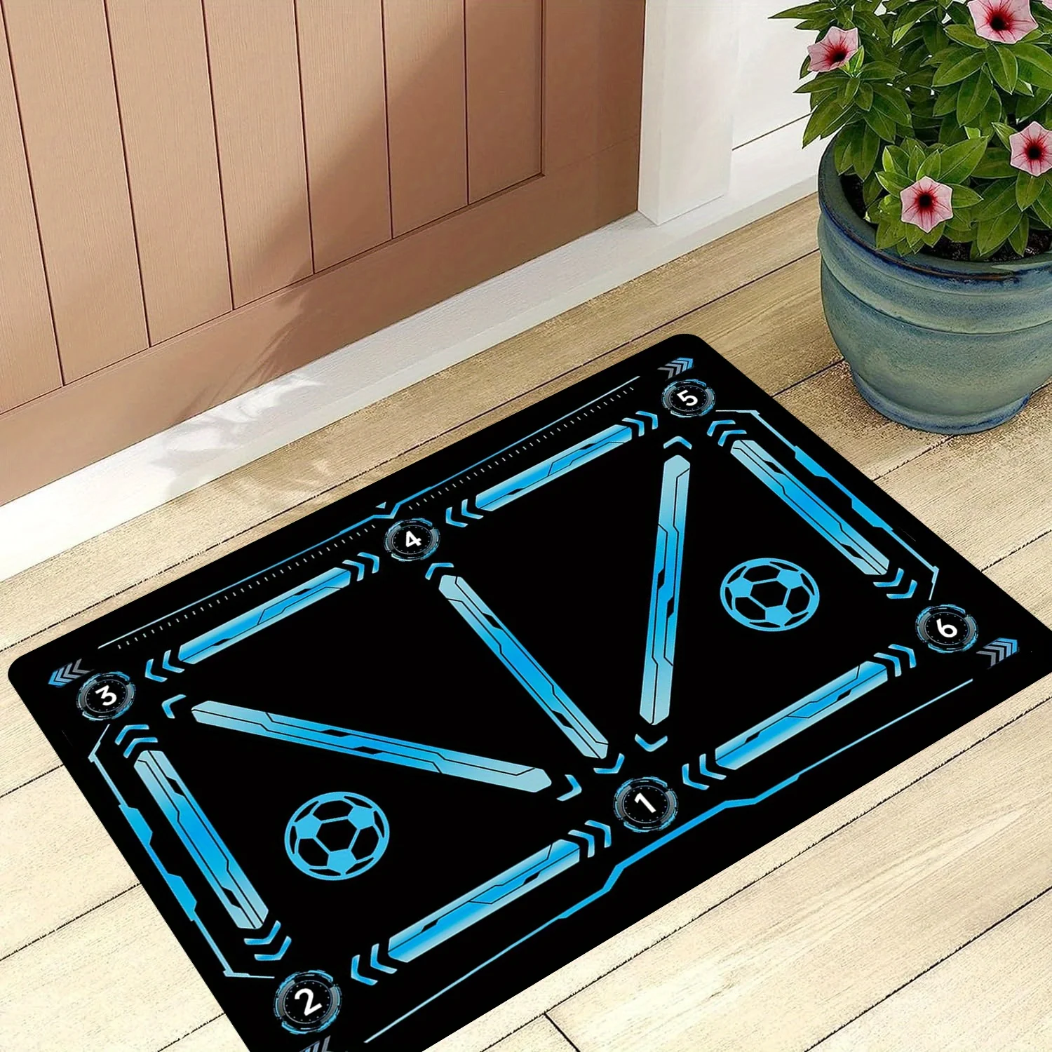 1PC Custom Crystal Velvet Floor Mat Personalized Photo Pattern Non Slip Area Rug for Living Room Bedroom Kitchen Home Decor