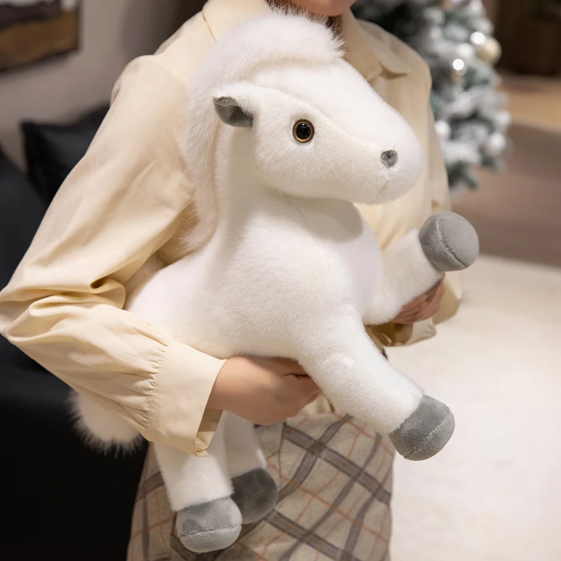 22/30/40 centimetri Del Fumetto Del Cavallo Della Peluche Carino Pony Farcito Giocattolo Cavallo Sveglio Soffici Bambola Morbida Kawaii Room Decor Per Bambini regalo di compleanno di Natale