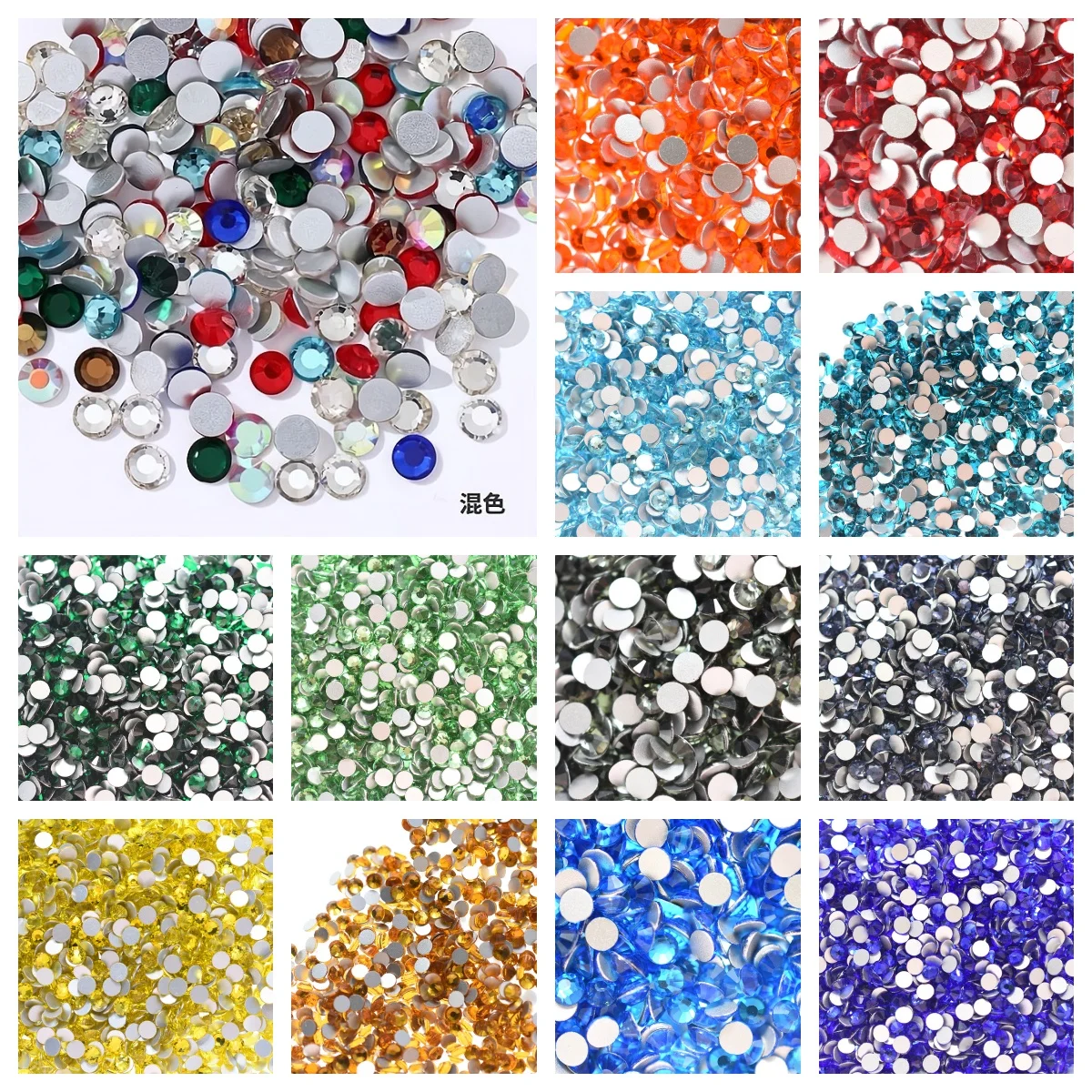 ss3-30 Non Hot Fix Flatback Rhinestones And Decorations Crystal Nail Art Accessories Nail Sticker DMC Glitter Stone Diamond DIY