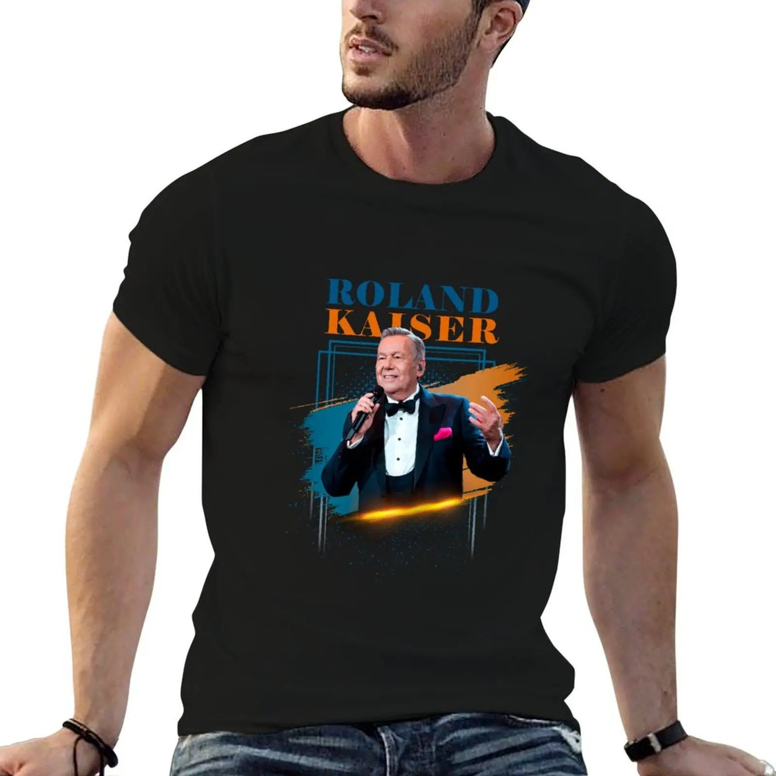 

Roland Kaiser T-Shirt t shirt man luxury funny t shirts man T-Shirt