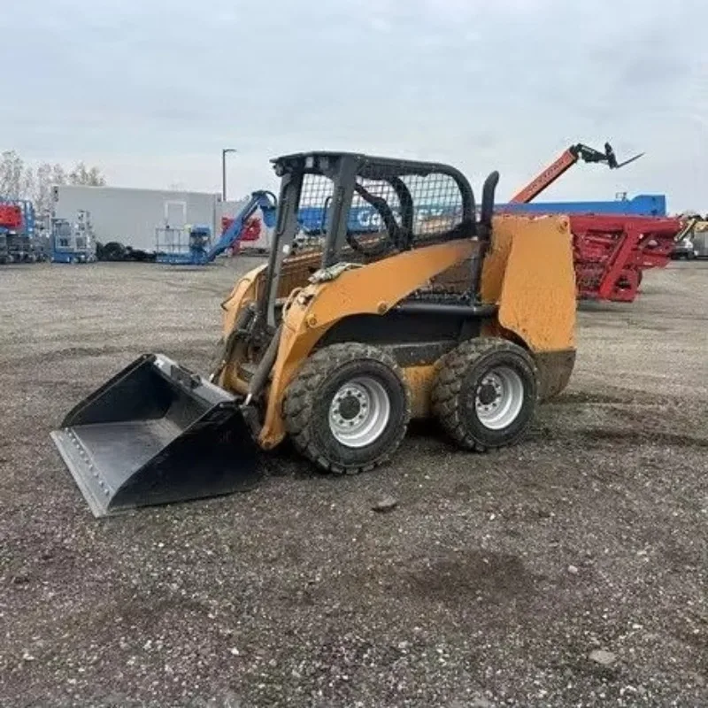 Independent Hydraulic Drive Skid Steer Loader Strong Power Farm Hill Road Rough Condition Sand Stone Transport Small Diesel