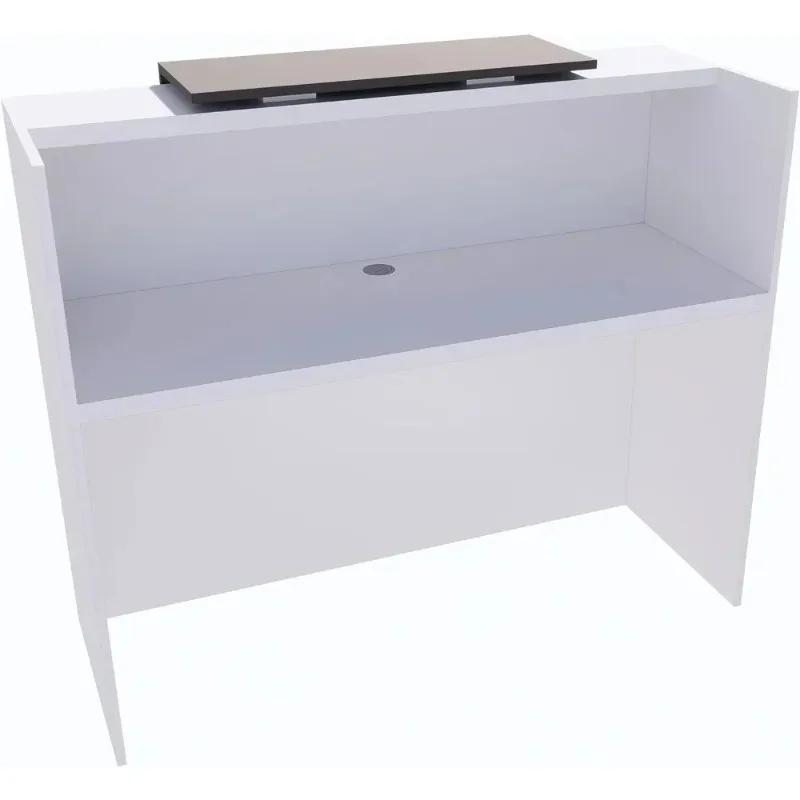 Modern Reception Nas Desk Multifunctional Modern Transaction Counter Top Laminate Desktop Standing Front Table Office Home