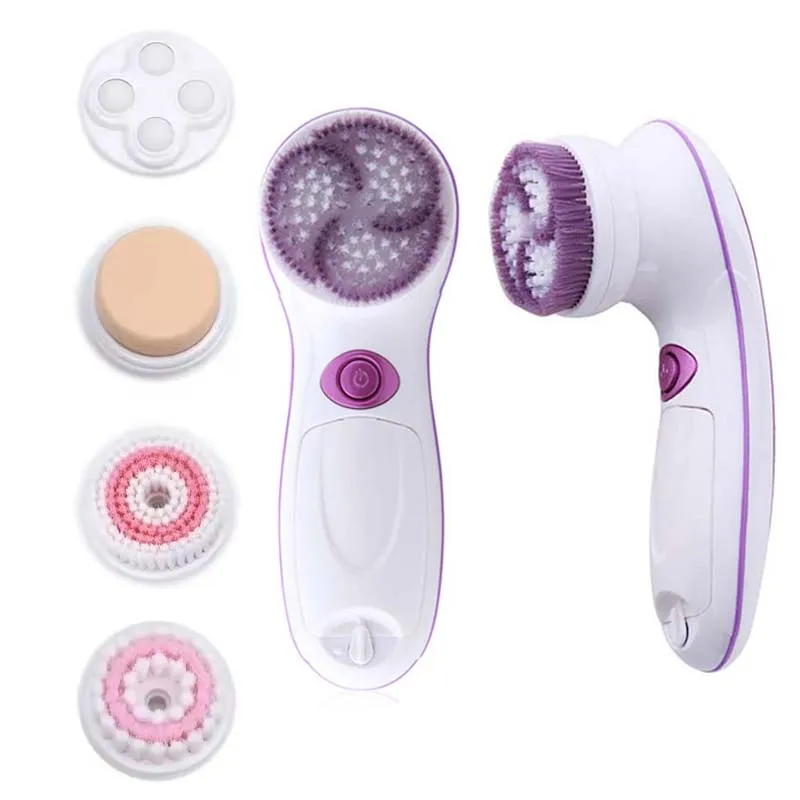 

Electric replaceable head and face cleaning brush facial cleaning brush and massager facial cleansing set