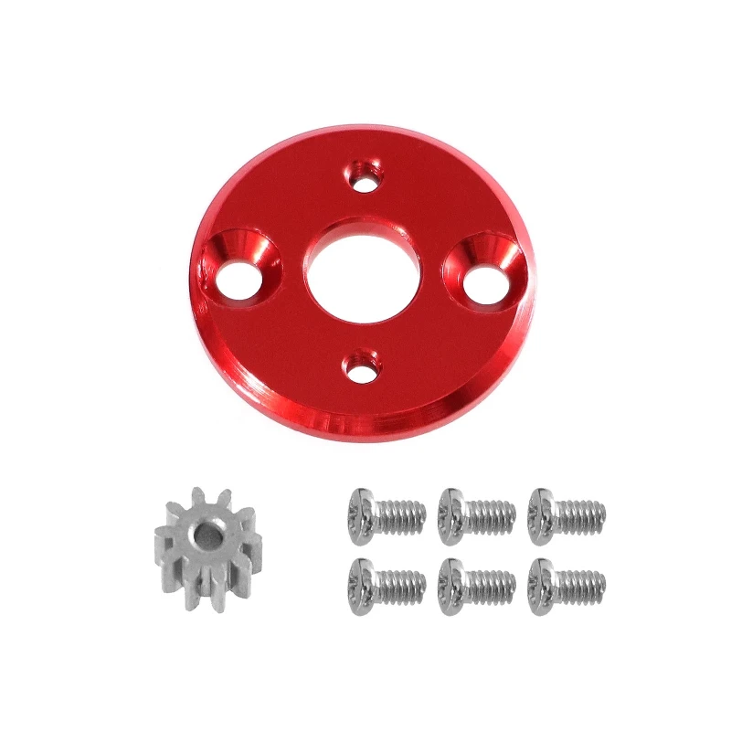 Mangniu MN78 MN82 LC79 RC Crawler Mod-onderdelen - 370-motor + metalen tandwiel en motorsteun