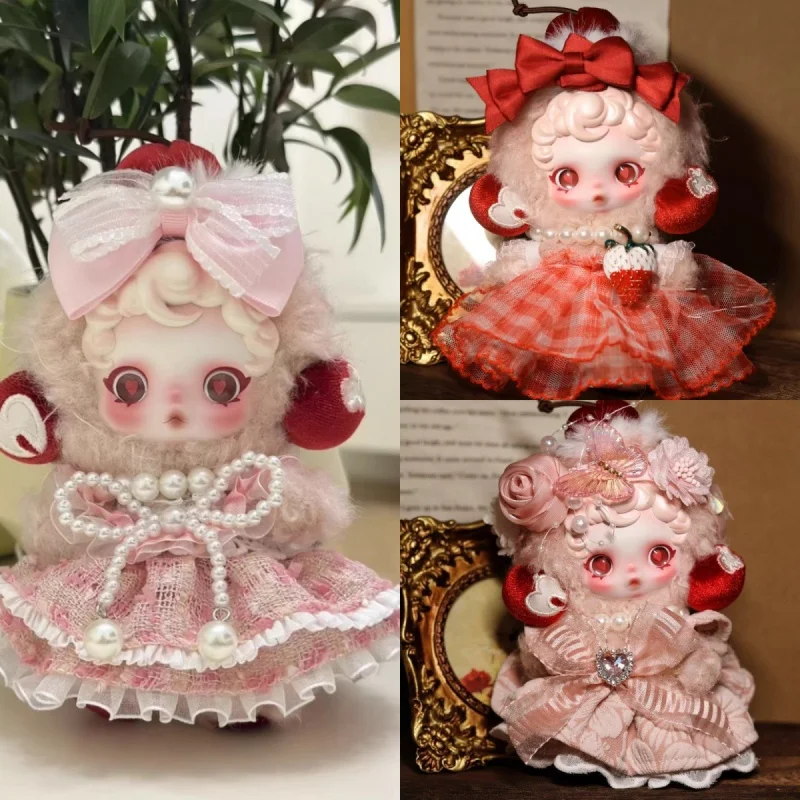 

В наличии 10 см мини-кукольная одежда для Skullpanda V3 You Found Me Series Moldy Muffin розовое платье сменный наряд для куклы аксессуары