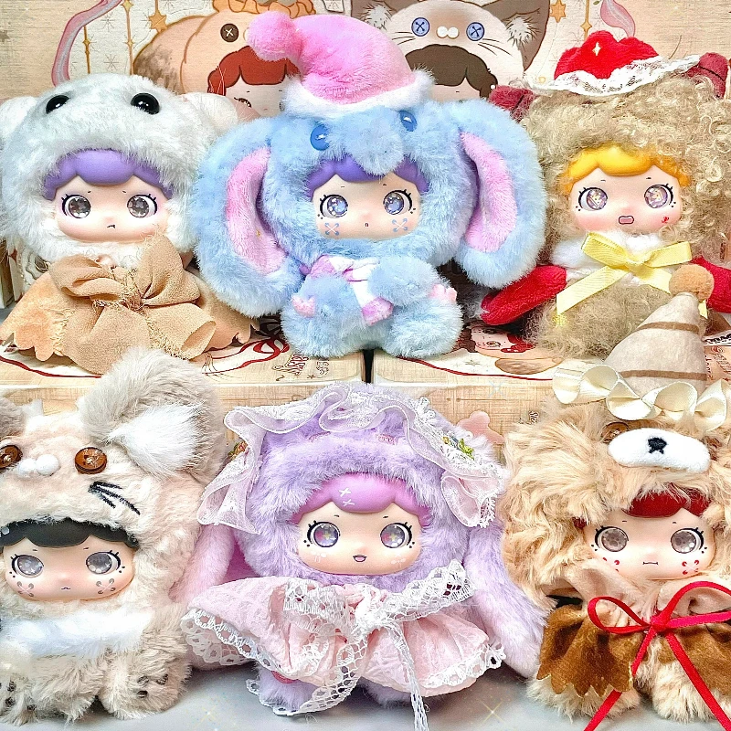 

Baobao Fluffy Fantasy Series Blind Box Kawaii Anime Doll Baobao Mystery Box Bag Pendant Vinyl Face Decor Toys Surprise Gift New