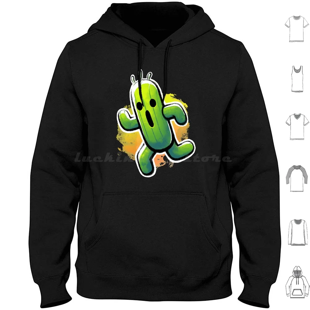 Cactuar Watercolor-Final Fantasy Creature / / Cute Monster Summon / / Cloud Ff7 / Final Fantasy Vii Remake 6xl Cotton