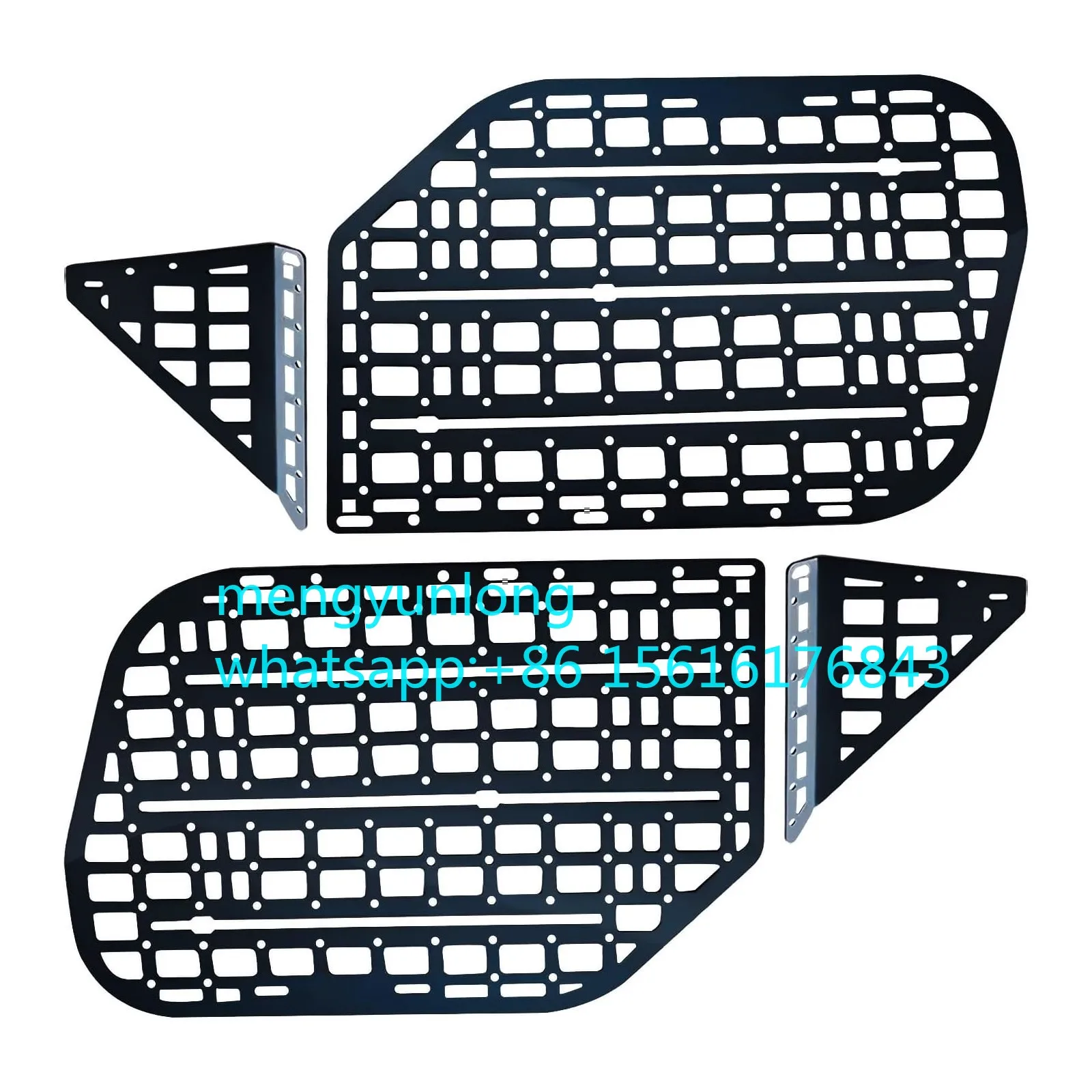 

Fashionable Design Rear Window Molle Panel Black Interior Cargo Rack Replacement Modular Storage Panel for 4runner 2010-2022