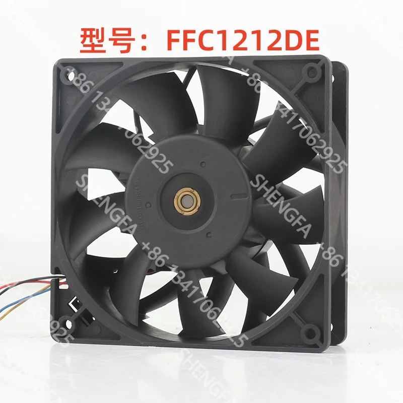 Cooling Fan Delta AC EC 12038 12CM 120x120x38MM PWM Speed Regulation Super Brute Force Server FFC1212DEDC 12V 2.40A DC 12V 2.40A