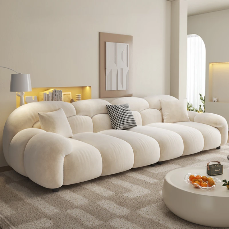 

Relaxing Designer Modern Sofa Fancy Lounge Girl Nordic Floor Sofa Loveseat White Divani Da Soggiorno Living Room Furniture