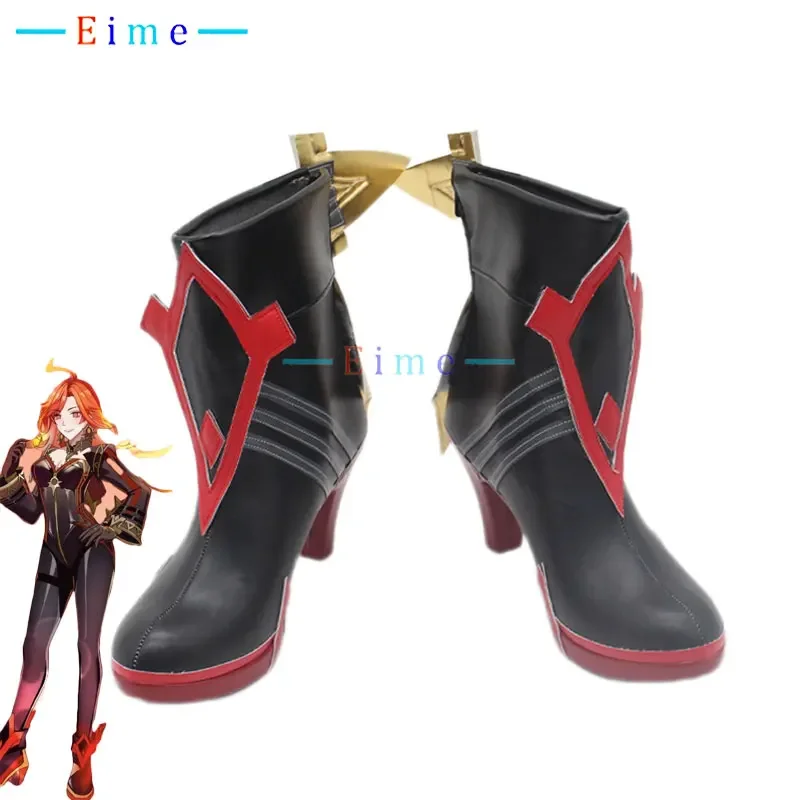 

Game Genshin Impact Mavuika Cosplay Shoes Halloween Carnival Boots PU Shoes Pyro Archon Cosplay Props Custom Made