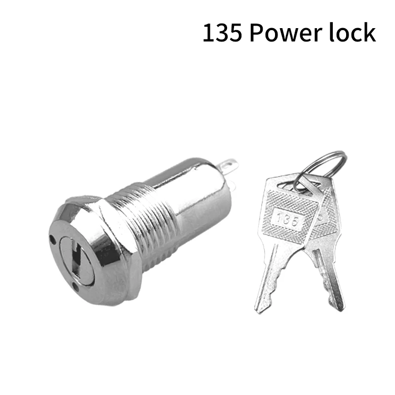 19MM Power Electronic Locks with Switch Key Single/Double Pull Sets of 5/10/20 (Models: 1201, 1203, 1204, 1601, 1901, and 1902)