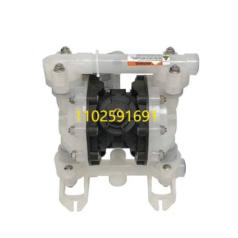 

BML-15P 57L/Min1/2" PP Material PTFE Plastic Air operated Pneumatic diaphragm pump Double Way Liquid BML-15 Diaphragm Pump