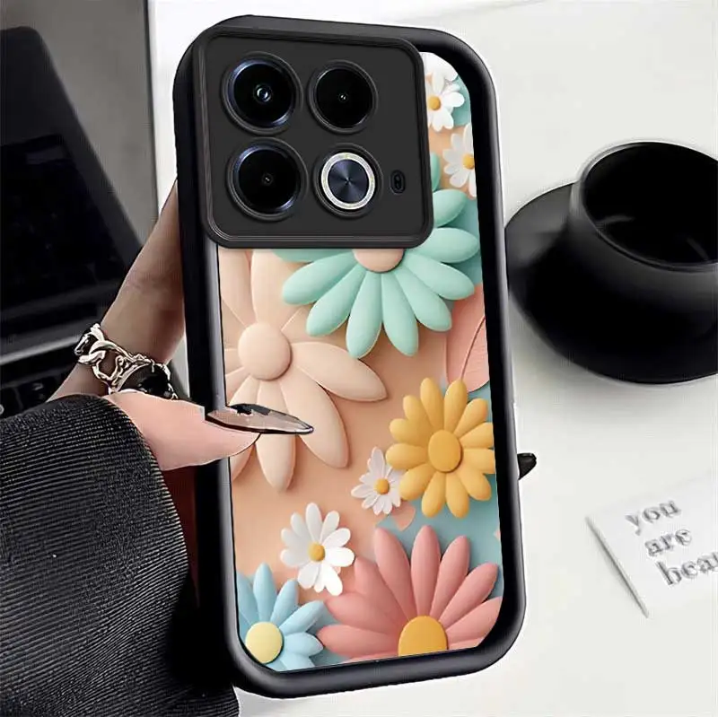 Note40 Dreamy Blossoms Sky Eye Ladder Phone Case For Infinix Note 40Pro 30 30Pro 30VIP 12 12Pro Smart 8 7 6 Zero 30