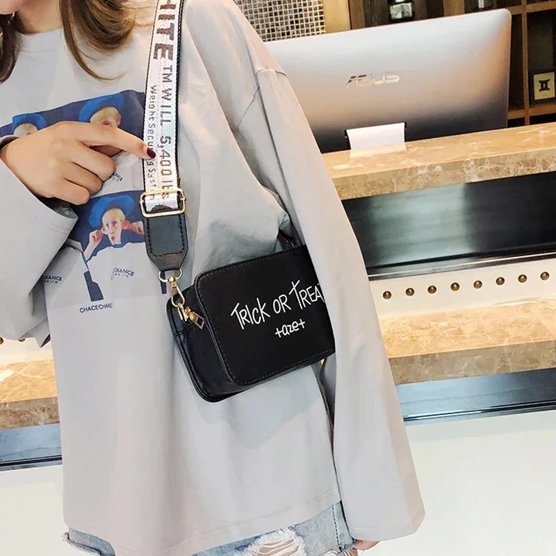 

Модная женская сумка через плечо, женская широкополосная маленькая квадратная сумка, простой трендовый кошелек