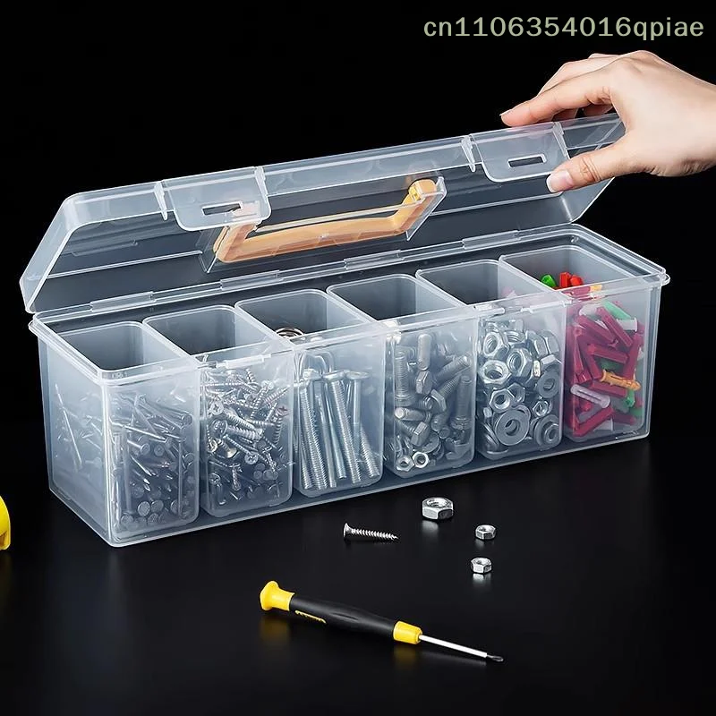 1/7 Pcs Tool Parts Storage Box Set Multi-Compartment Tool Organizer,Sorting Box For Screws,Wrenches,Hardware Accessories