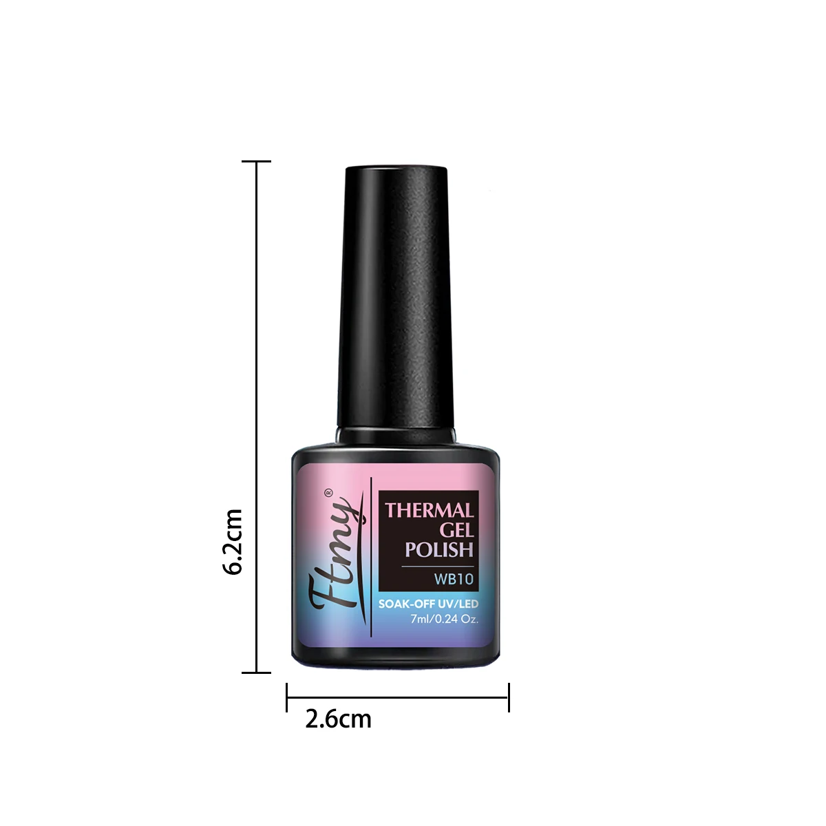 FTMY 5-delige 7ml herfstkleur hete gel nagellakset, temperatuur kleurveranderende gelnagelset, nagelbenodigdheden, nagelbenodigdheden,
