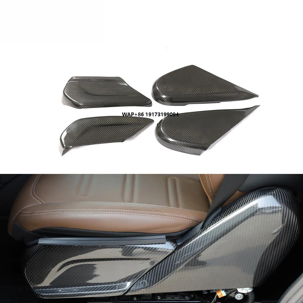 

G63 Боковая крышка сиденья из углеродного волокна, внутренняя отделка для Mercedes Benz W463 G500 G550 G65 A-MG 2018 2019