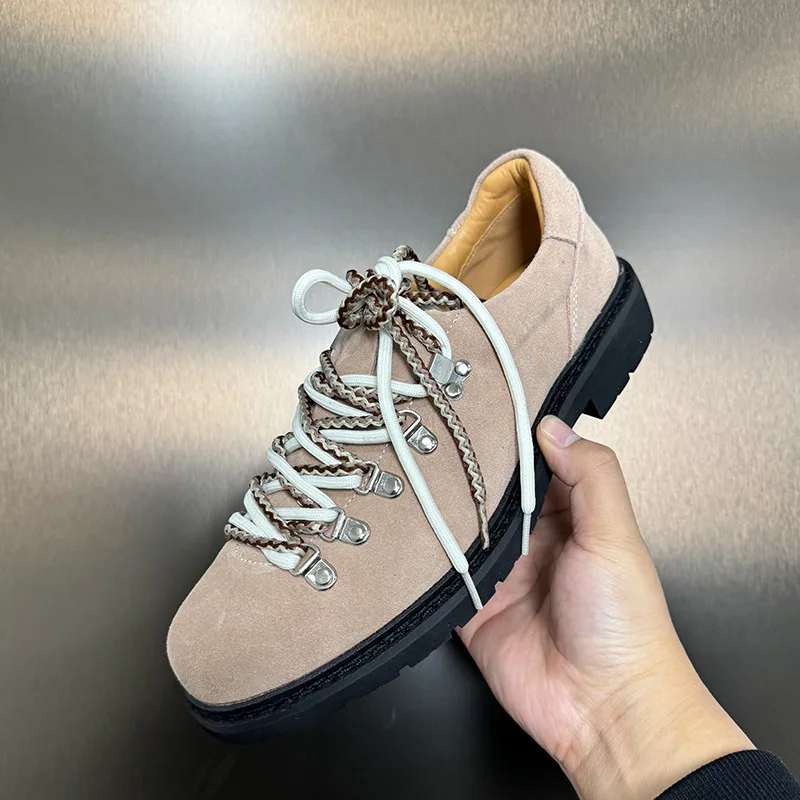 

Мужская уличная повседневная обувь, износостойкая замшевая кожаная обувь, удобные мокасины, резиновая подошва, модные лоферы