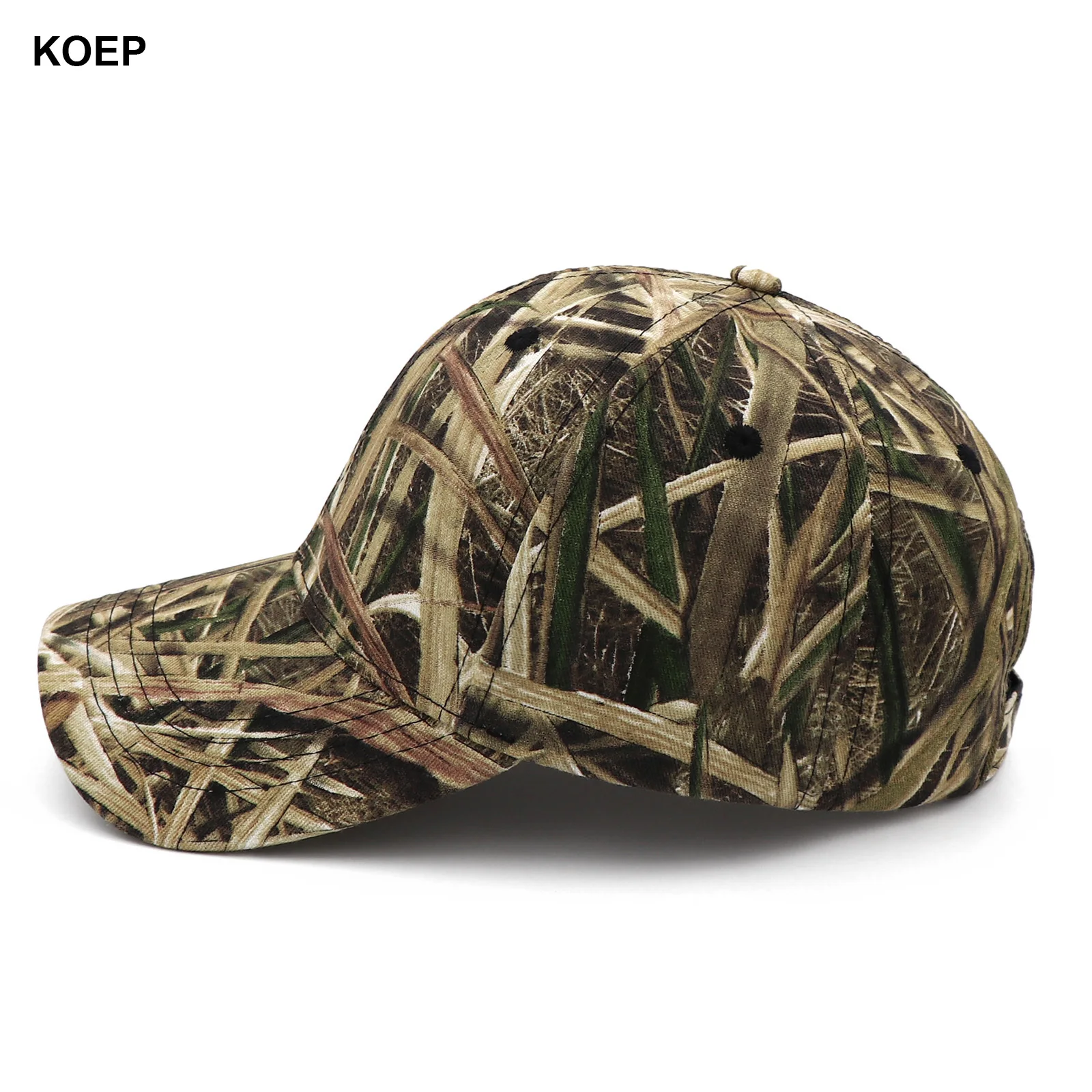 KOEP topi memancing luar ruangan, topi bisbol hutan, topi berburu, topi katun kamuflase ayah, topi kamuflase
