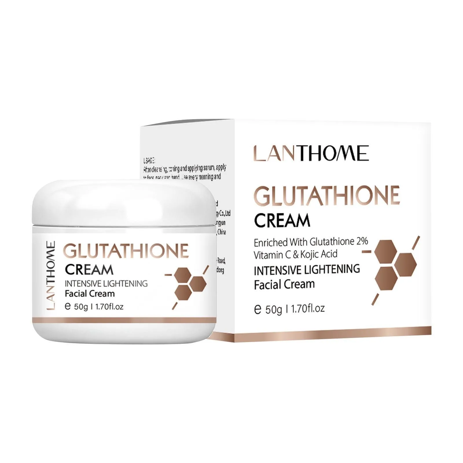 Glutathione Comprime Brightening Creams Brightens And Nourishes Dark Spots 50ml