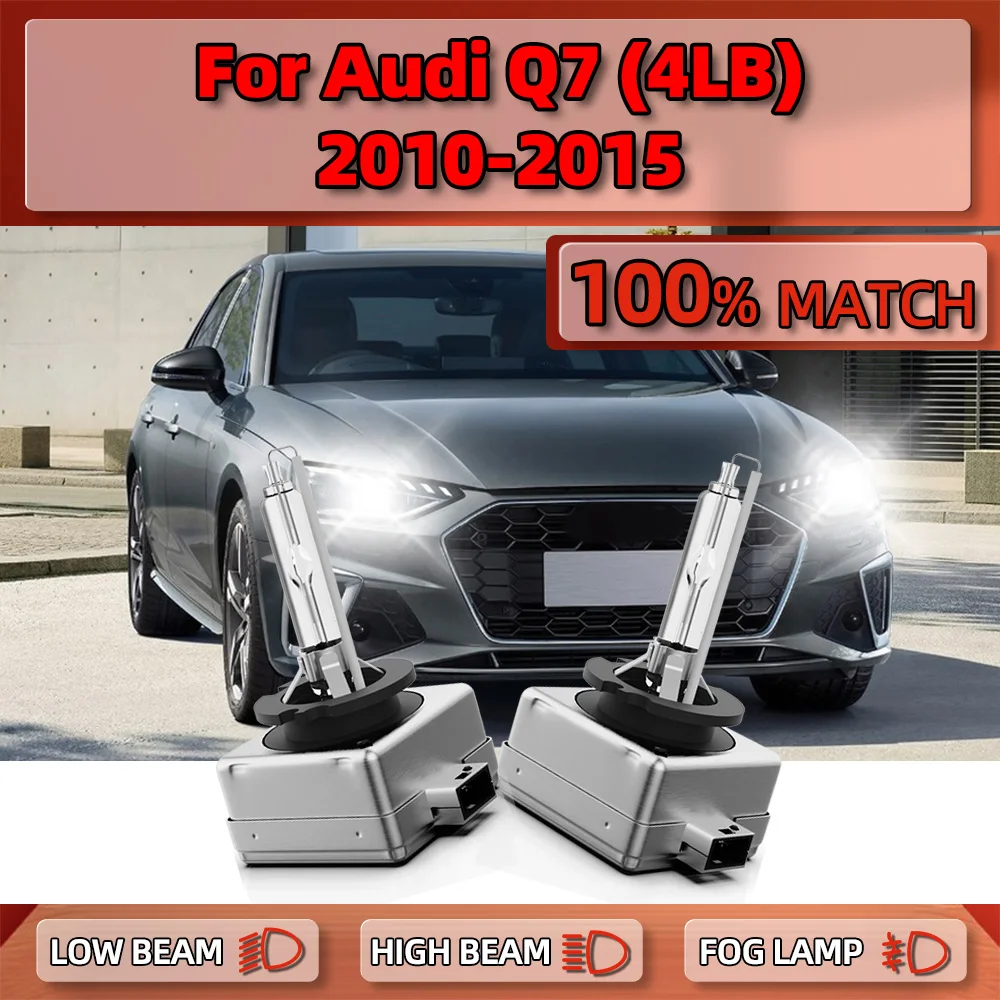 

2PCS 35W D3S HID Xenon Lights 20000LM Car Xenon Headlight Bulbs 12V 6000K For Audi Q7 (4LB) 2010 2011 2012 2013 2014 2015