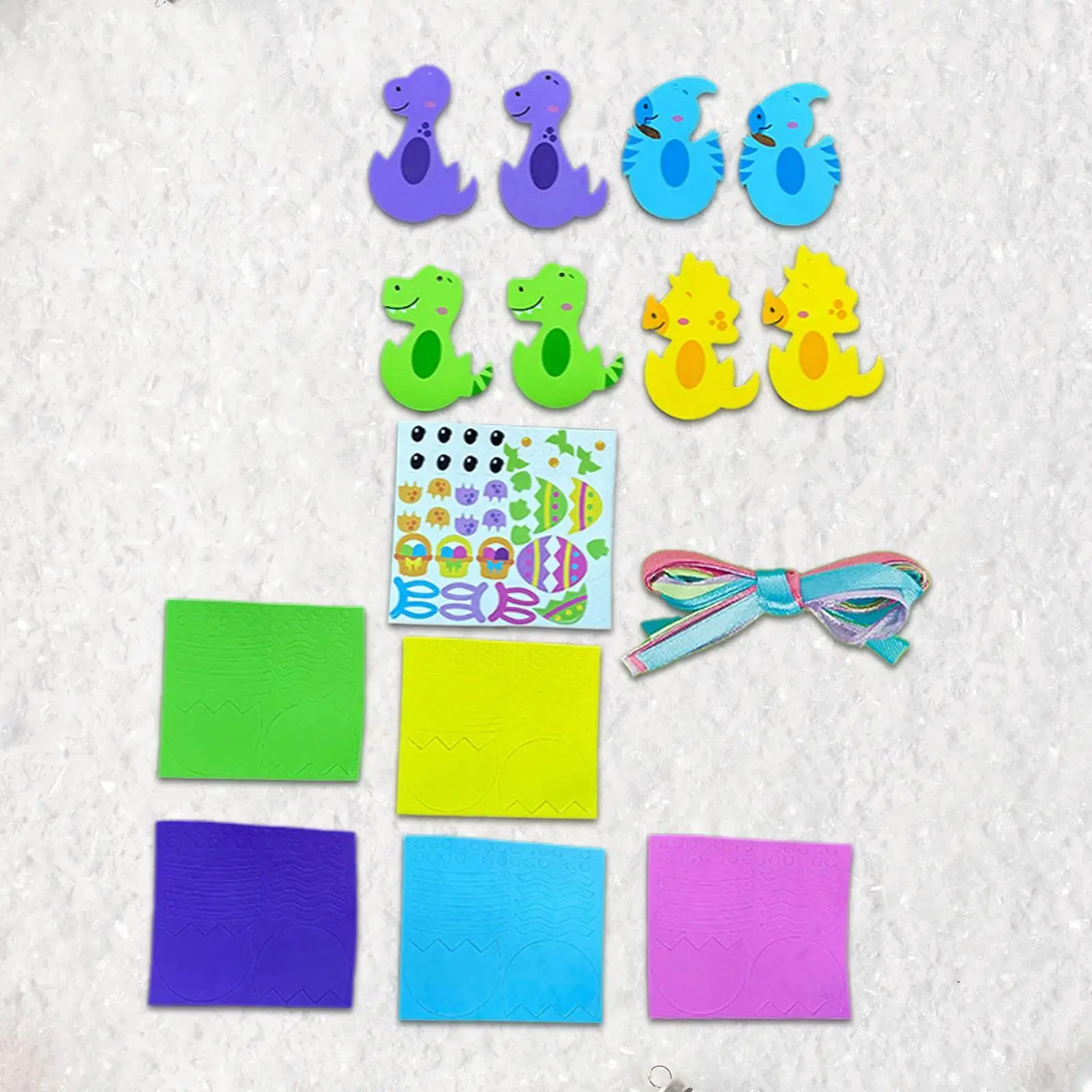 Ostern Aufkleber Spiele Aufkleber Schaum Aufkleber Dinosaurier Aufkleber DIY Ostereier