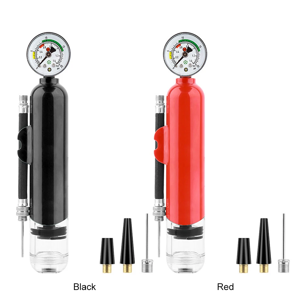 Насос шариковый ручной с манометром, измеритель давления, пылезащитный насос для шин мотоцикла, спортивные аксессуары, 20psi