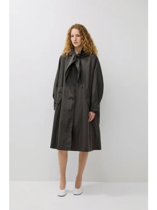 

Faionable Detachable Hat Loose Casual Long Coat Jaet Korean Single Brand Autumn Cute Youthful Mmjz Commute Sle Windbreaker