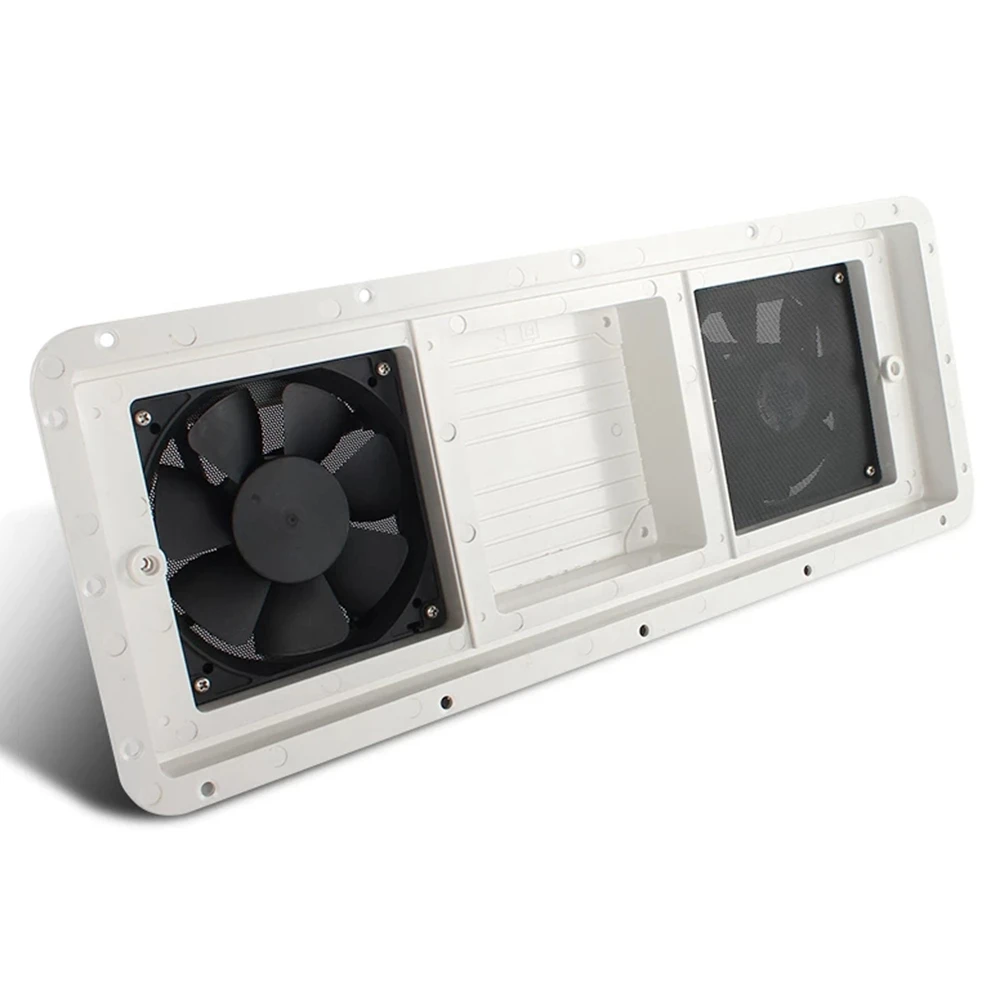 RV Side-Mounted Air Outlet Cover RV Radiator Exhaust Fan RV Dust-Proof Vents for RV Trailers Caravans