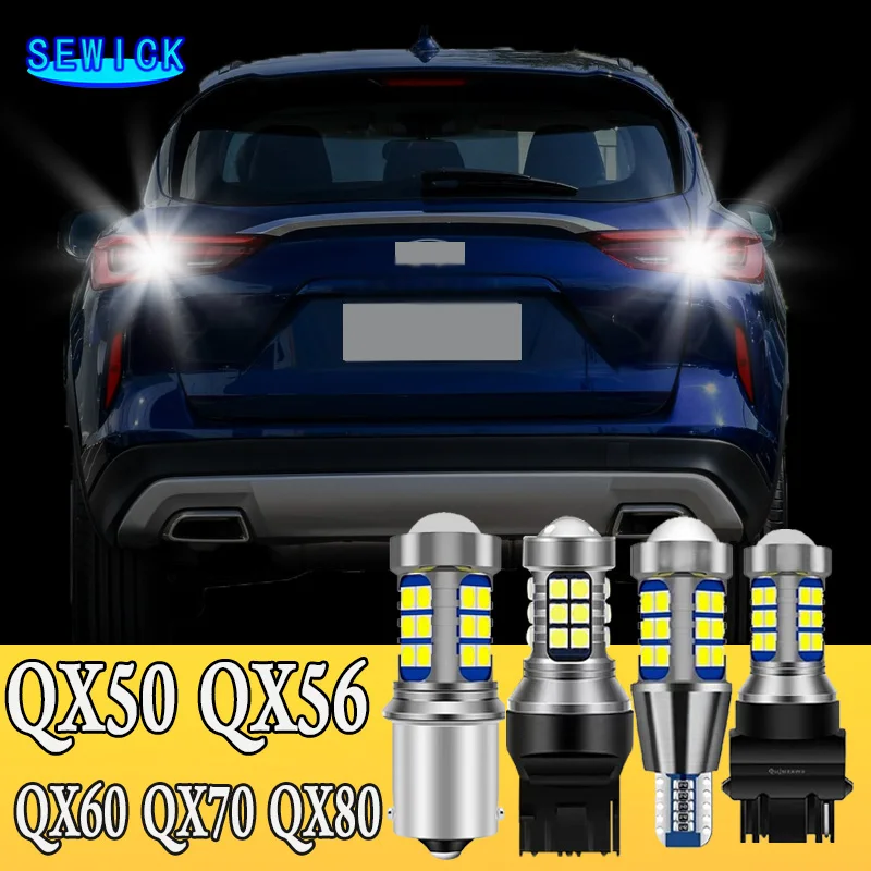 

Reverse Light 2pcs LED Backup Bulb Accessories For Infiniti QX50 QX56 QX60 QX70 QX80 2004-2019 2014 2015 2016 2017 2018