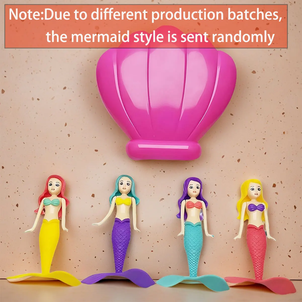 Losowo 1/2 szt. Syrenka basen zabawka do kąpieli z/bez uroczej muszli Spin księżniczka Float pływanie woda dzieci/grawa dla dorosłych letni prezent na plażę