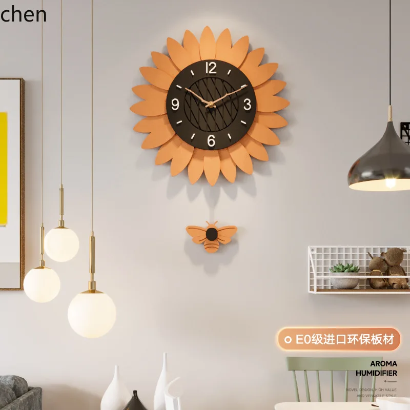 Zml wall clock - creative, minimalist, and stylish new design for living room. quartz wall clock, silent home decor