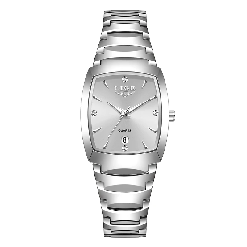 Women's Elegant Square Dial Waterproof Quartz Watch
