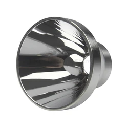 46mm (D) x 39mm (H) SMO Aluminum Reflector Flashlight DIY Lamp Cup
