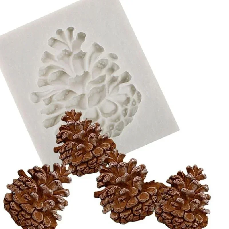Christmas Silicone Mold Creative Fondant Cake Pine Tree Tower Decorative Line Chocolate Baking Mold DIY Dessert Tool Accessories