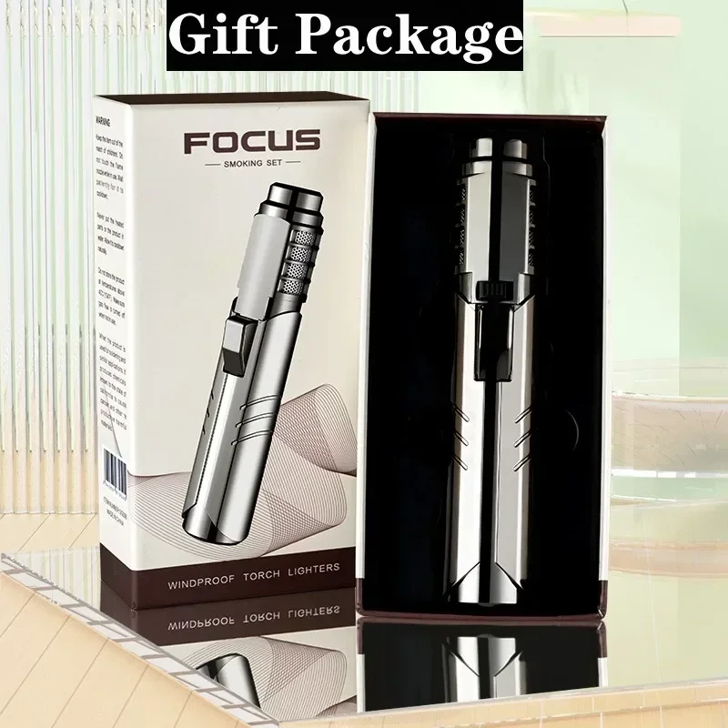 مسدس رش عالي الحرارة 1800 درجة، ولاعة غاز بيوتان معدنية مقاومة للرياح، شعلة زرقاء قوية، أداة لحام - 6