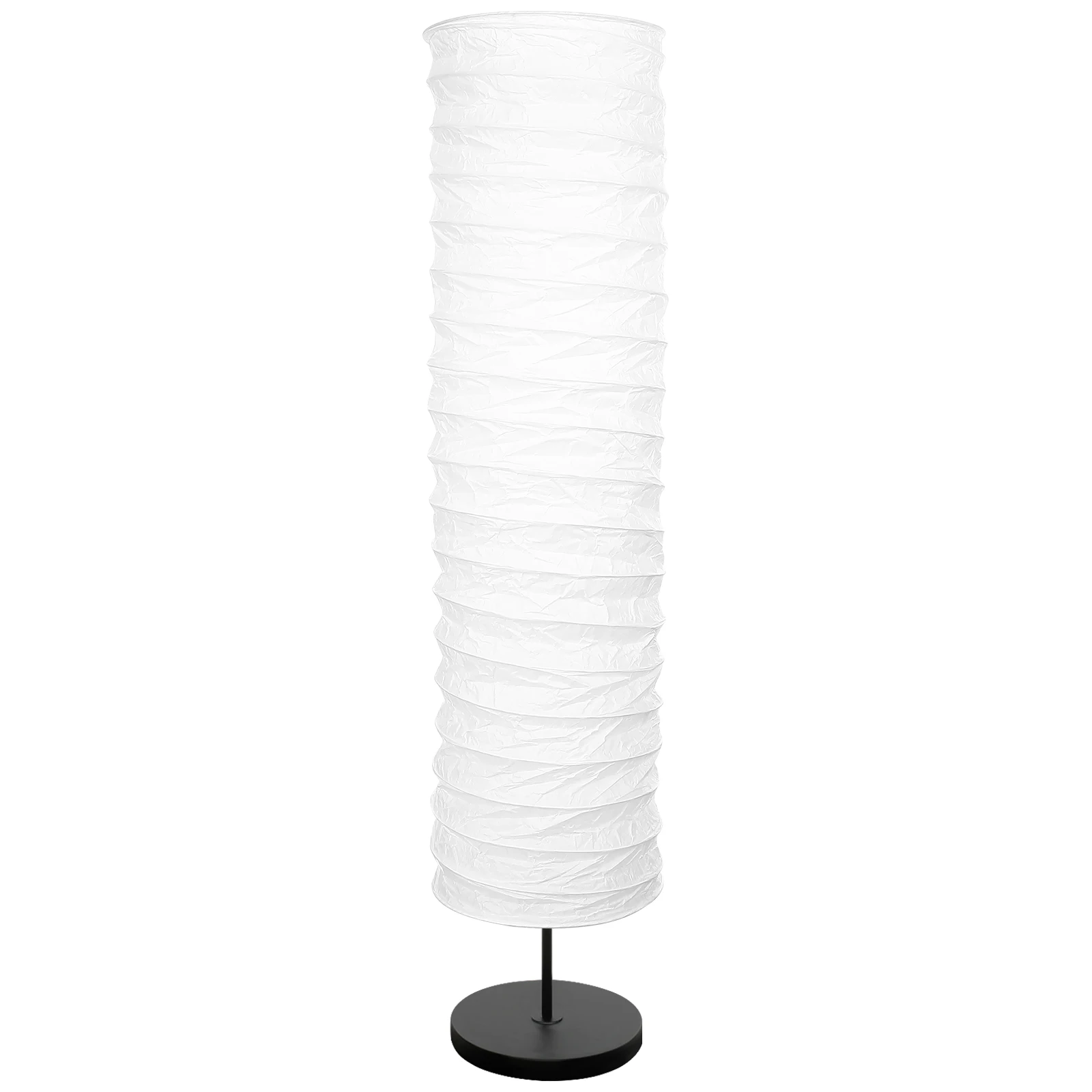 Lamp Paper Floor Shade Lantern Lampshade Rice Shades Replacement Cover Tall Column Light Lamps Bedroom Room Living Square White