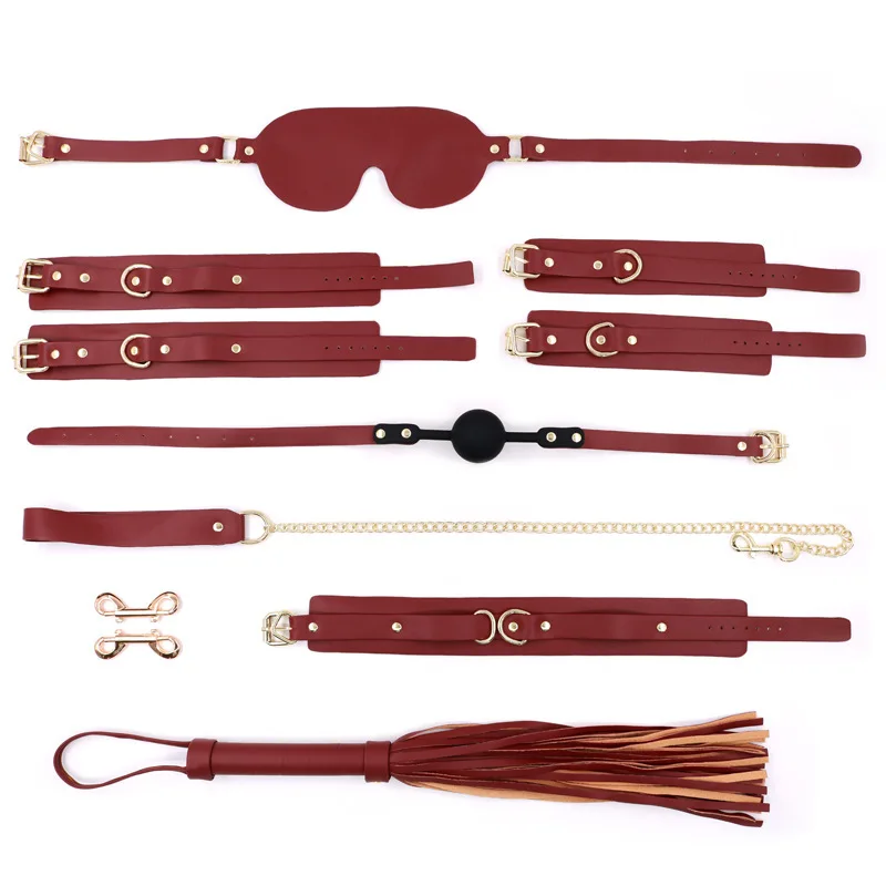 High-EndsmProp Set Coppia che flirta Prodotti alternativi Morsetto per capezzoli Bracciale alla caviglia Giocattoli sessuali Giocattoli sessuali per adulti